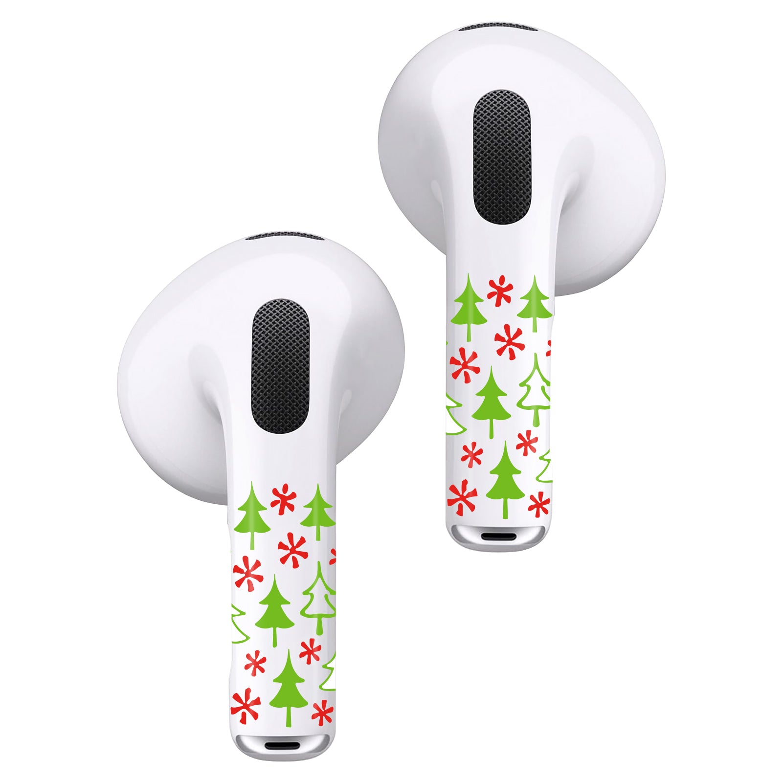 Airpods Stickers Kerstbomen feest