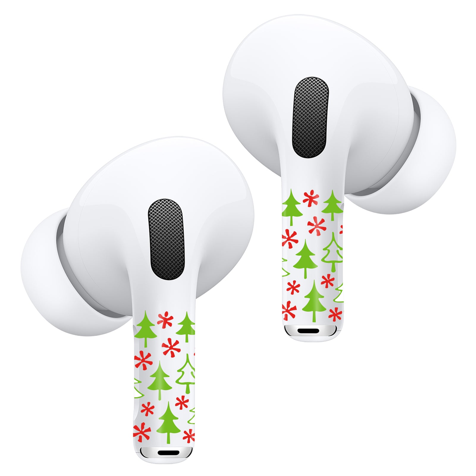 Airpods Stickers Kerstbomen feest