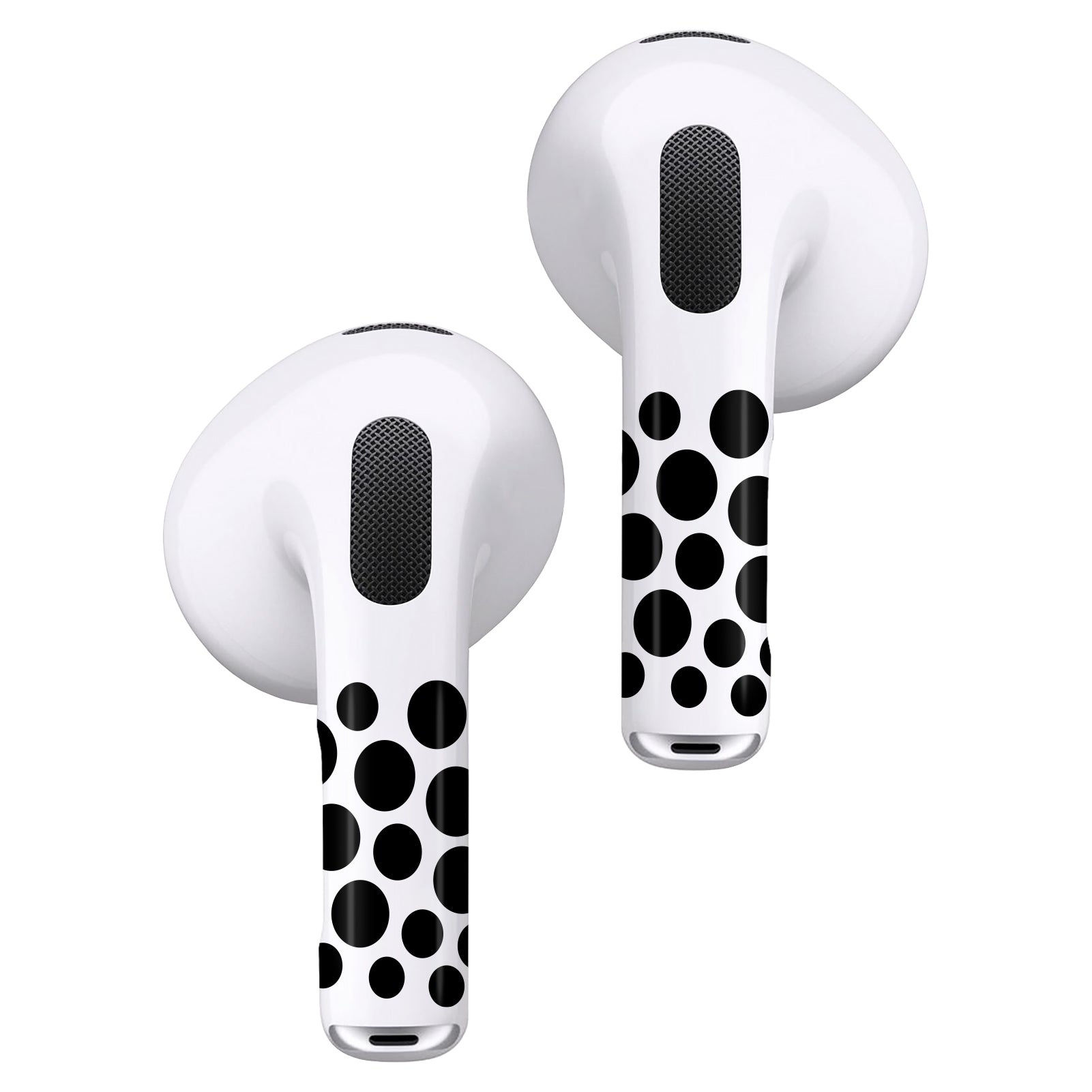 Airpods Stickers Zwart stippen