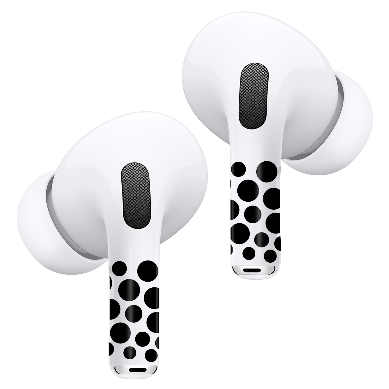 Airpods Stickers Zwart stippen