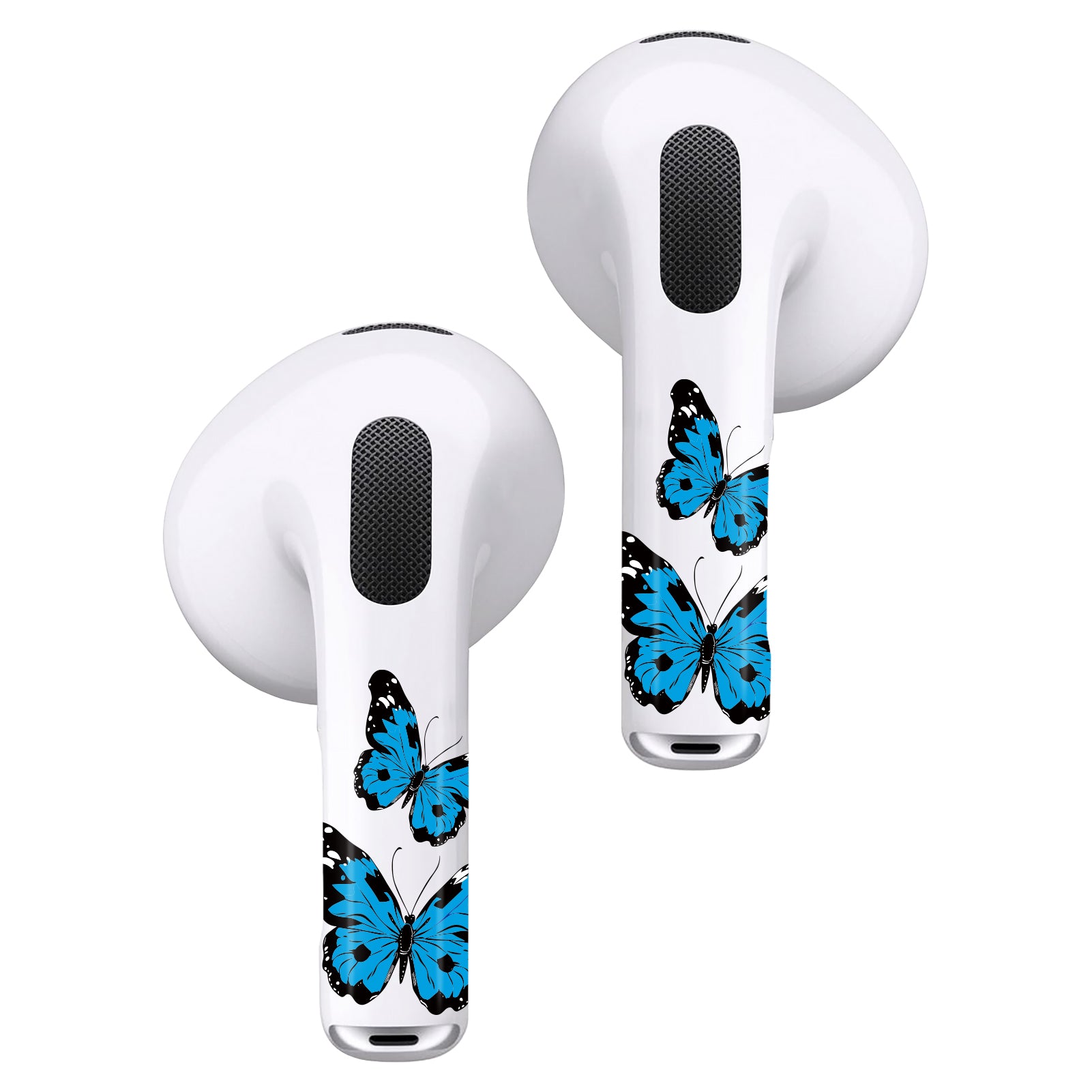 Airpods Stickers Blauwe vlinders